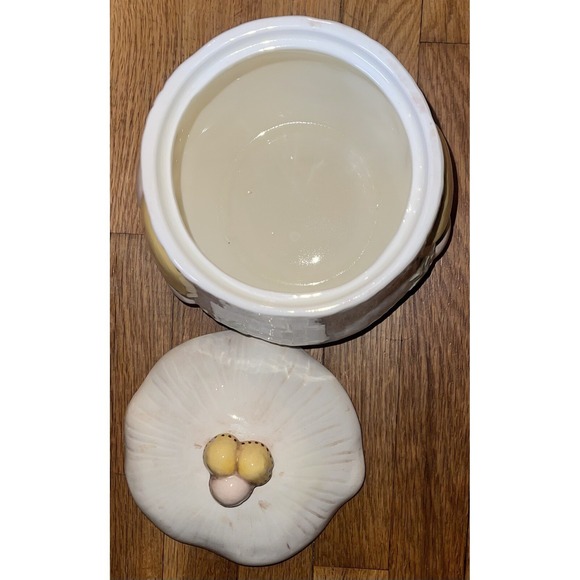 Arnels Mushroom Ceramic 11 Inch Cookie Jar / Canister Tan Mushroom Cap - Picture 10 of 15